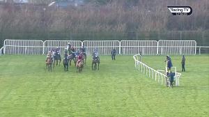Video preview image for Wetherby 12:35 - Join Racing TV Now Novices' Hurdle (4)