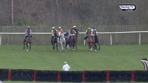 Video preview image for Catterick Bridge 15:15 - Follow @racingtv On Twitter Handicap Hurdle (4)