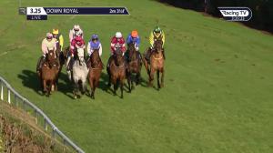 Video preview image for Down Royal 15:25 - Cash Out Now Available On Horse Racing Multiples At BetVictor Rated Novice Hurdle