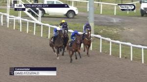 Video preview image for Chelmsford City 13:00 - £20 Free Bets At totesport.com Maiden Fillies' Stakes (5)