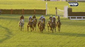 Video preview image for Sandown Park 16:10 - Take 'Em On With 888Sport Novices' Handicap Hurdle (3)