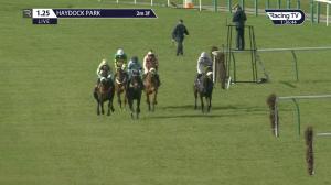 Video preview image for Haydock Park 13:25 - olbg.com Mares' Hurdle (Warwick) (Listed) (1)