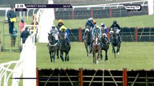 Video preview image for Market Rasen 14:10 - Racing TV EBF Mares' 'National Hunt' Novices' Hurdle (Qualifier) (4)