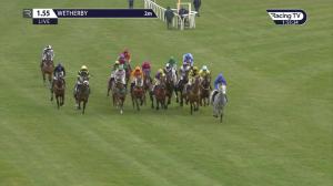 Video preview image for Wetherby 13:55 - Watch Racing TV In Stunning HD Conditional Jockeys' Handicap Hurdle (5)