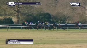 Video preview image for Warwick 13:10 - British Stallion Studs EBF 'National Hunt' Novices' Hurdle (Qualifier) (4)