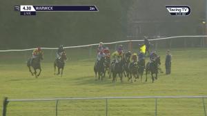 Video preview image for Warwick 16:30 - British Stallion Studs EBF Mares' Standard Open National Hunt Flat (Qualifier) (5)