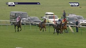 Video preview image for Ayr 15:20 - Like Racing TV On Facebook Novices' Chase (3)