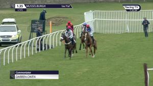 Video preview image for Musselburgh 13:35 - Watch Irish Racing On RacingTV Novices' Hurdle (4)