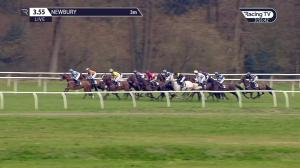 Video preview image for Newbury 15:55 - Rickety Bridge Handicap Hurdle (4)
