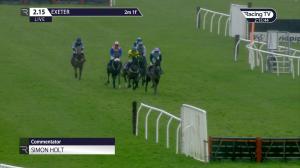 Video preview image for Exeter 14:15 - Follow @ggcouk On Twitter Conditional Jockeys' Training Series Handicap Hurdle (4)