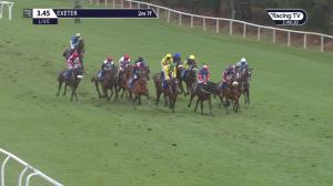 Video preview image for Exeter 15:45 - Gg Fast Results Handicap Hurdle (4)
