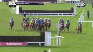 Video preview image for Sandown Park 13:50 - European Breeders' Fund Matchbook Vip 'National Hunt' Novices' Handicap Hurdle Final (Grade 3) (1)