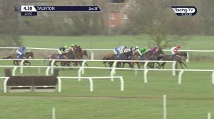 Video preview image for Taunton 16:30 - William Hill Cheltenham Festival £1m Golden Race Handicap Hurdle (4)