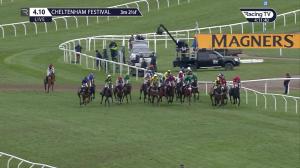 Video preview image for Cheltenham 16:10 - St. James's Place Foxhunter Challenge Cup Open Hunters' Chase (2)