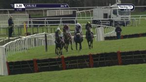 Video preview image for Carlisle 15:20 - Watch Irish Racing On RacingTV Novices' Handicap Hurdle (4)