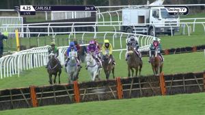 Video preview image for Carlisle 16:25 - Join RacingTV Now Handicap Hurdle (5)