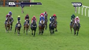 Video preview image for Exeter 16:15 - Join Racing TV Now Novices' Handicap Hurdle (5)
