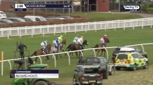Video preview image for Musselburgh 14:00 - Follow Racing TV On Twitter Novices' Hurdle (4)