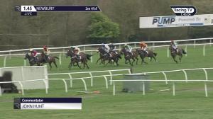 Video preview image for Newbury 13:45 - Be Wiser Insurance Novices' Hurdle (3)