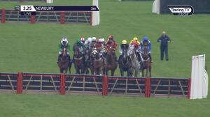 Video preview image for Newbury 15:25 - Irwin Mitchell Private Wealth Handicap Hurdle (4) (Div 2)
