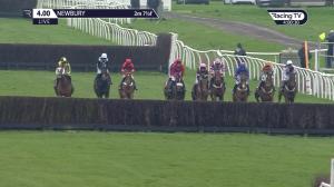 Video preview image for Newbury 16:00 - Mortgage Branch Novices' Limited Handicap Chase (3)