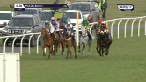 Video preview image for Musselburgh 16:10 - racingtv.com Conditional Jockeys' Handicap Chase (5)