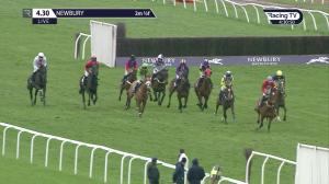 Video preview image for Newbury 16:30 - Be Wiser Insurance Handicap Hurdle (2)