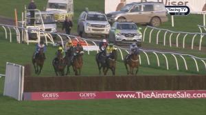 Video preview image for Newbury 17:35 - Sharps Brewery Rock Handicap Chase (3)