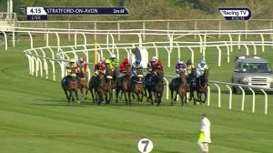 Video preview image for Stratford-on-Avon 16:15 - Happy Birthday Sarah Kelly Handicap Hurdle (5)