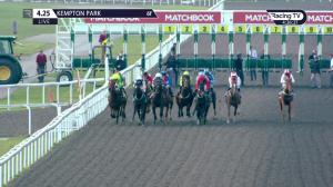 Video preview image for Kempton Park 16:25 - Matchbook Best Value Exchange Handicap (4)