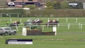 Video preview image for Market Rasen 14:00 - Download The Star Sports App Now! Handicap Hurdle (5)
