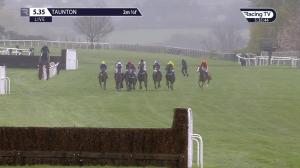 Video preview image for Taunton 17:35 - Evening Meeting Wednesday 24th April Maiden Open National Hunt Flat (5)