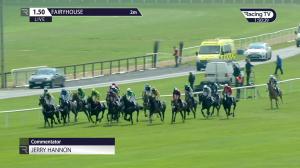 Video preview image for Fairyhouse 13:50 - Irish Stallion Farms European Breeders Fund Mares Maiden Hurdle 