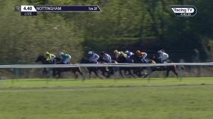 Video preview image for Nottingham 16:40 - Follow @racingtv On Twitter Handicap (5) (Div 1)