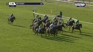 Video preview image for Wetherby 17:40 - Family Day Racing On Sunday 28th April Handicap Hurdle (5)