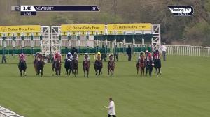 Video preview image for Newbury 15:40 - Dubai Duty Free Full Of Surprises Handicap (2)