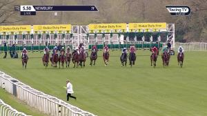 Video preview image for Newbury 17:50 - Coln Valley Stud Bridget Maiden Fillies' Stakes (Newcomers) (4)