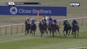 Video preview image for Newmarket 14:25 - Montaz Restaurant British EBF Novice Stakes (4)