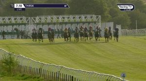 Video preview image for Thirsk 19:10 - Like Racing TV On Facebook Handicap (4)