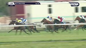 Video preview image for Nottingham 14:35 - Join Racing TV Now Novice Stakes (5) (Div 2)