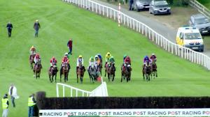 Video preview image for Punchestown 16:55 - Hanlon Concrete Irish European Breeders Fund Glencarraig Lady Francis Flood Mares Handicap Chase (Grade B)
