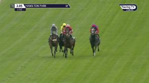 Video preview image for Hamilton Park 14:05 - Hamilton Park Racecourse New Hotel Tangerine Trees Conditions Stakes (2)