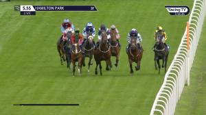 Video preview image for Hamilton Park 17:55 - Bb Foodservice EBF Novice Stakes (Qualifier) (4)