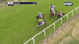 Video preview image for Cartmel 14:40 - Swan Hotel & Spa Mares' Handicap Hurdle (3)