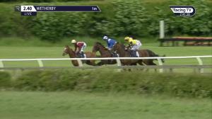 Video preview image for Wetherby 14:40 - Follow @racingtv On Twitter Novice Median Auction Stakes (6)