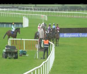 Video preview image for Fairyhouse 12:05 - Irish Stallion Farms European Breeders Fund Beginners Chase 
