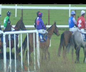 Video preview image for Fairyhouse 13:55 - Fairyhouse Easter Festival 1St-3rd April Novice Handicap Hurdle