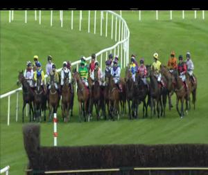 Video preview image for Punchestown 18:45 - Panoramic Restaurant Handicap Hurdle (80-95)