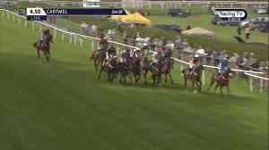 Video preview image for Cartmel 16:50 - Racing Staff Week Handicap Hurdle (4)