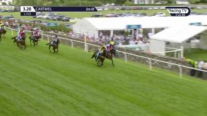 Video preview image for Cartmel 15:20 - Panararmer Handicap Hurdle (5)